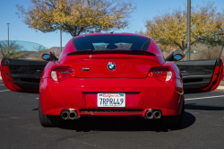 2007 BMW Z4 M Coupe in Imola Red 2 over Black Extended Nappa