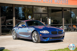 2007 BMW Z4 M Coupe in Interlagos Blue Metallic over Light Sepang Bronze Nappa
